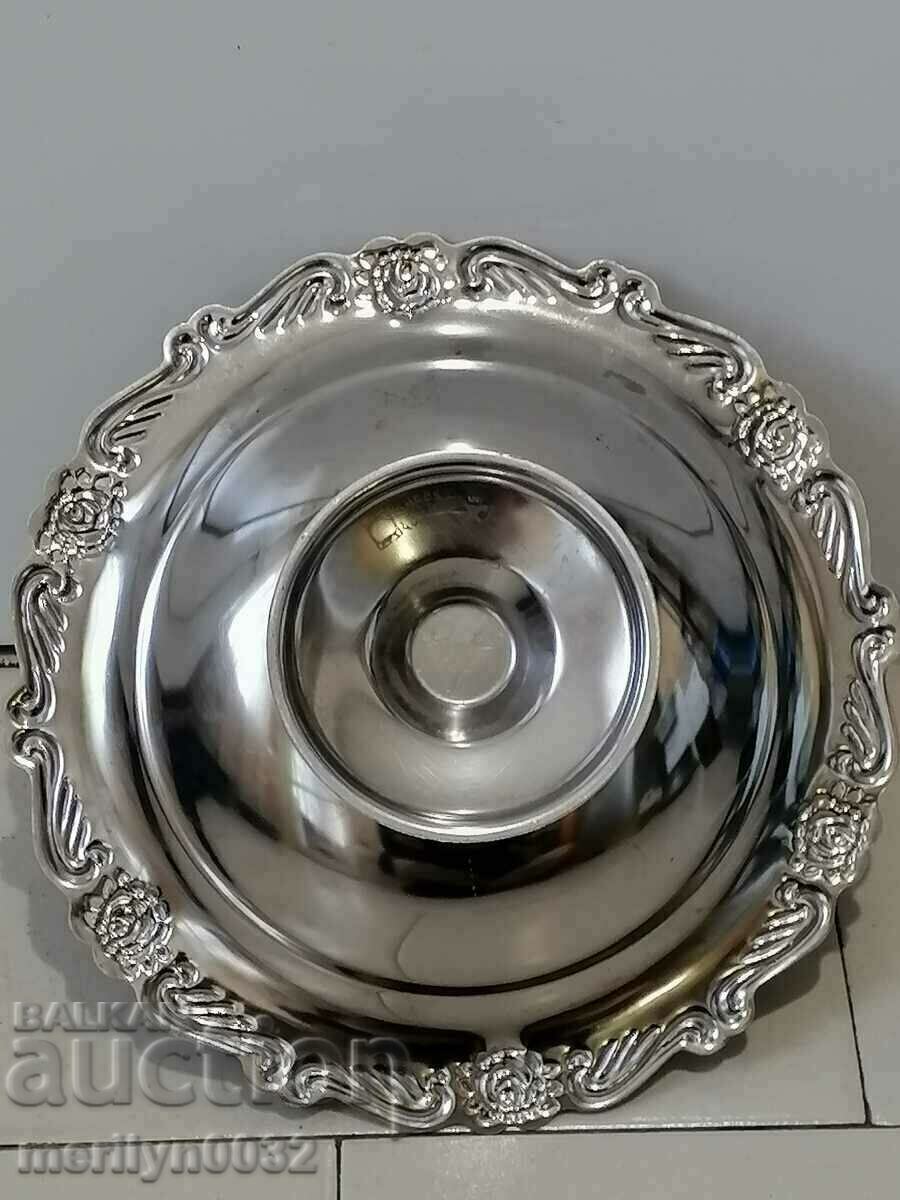Delivery of Fructiera USSR 1970s chrome nickel household dish Delivery of Fructiera USSR 1970s chrome nickel household dish