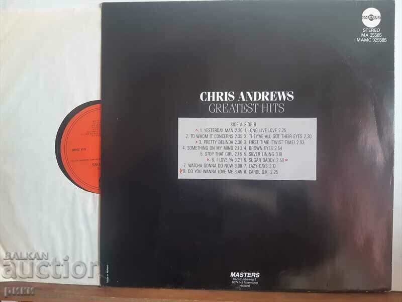 Chris Andrews – Greatest Hits with price 22.00 BGN | € 11.25 Chris Andrews – Greatest Hits with price 22.00 BGN | € 11.25