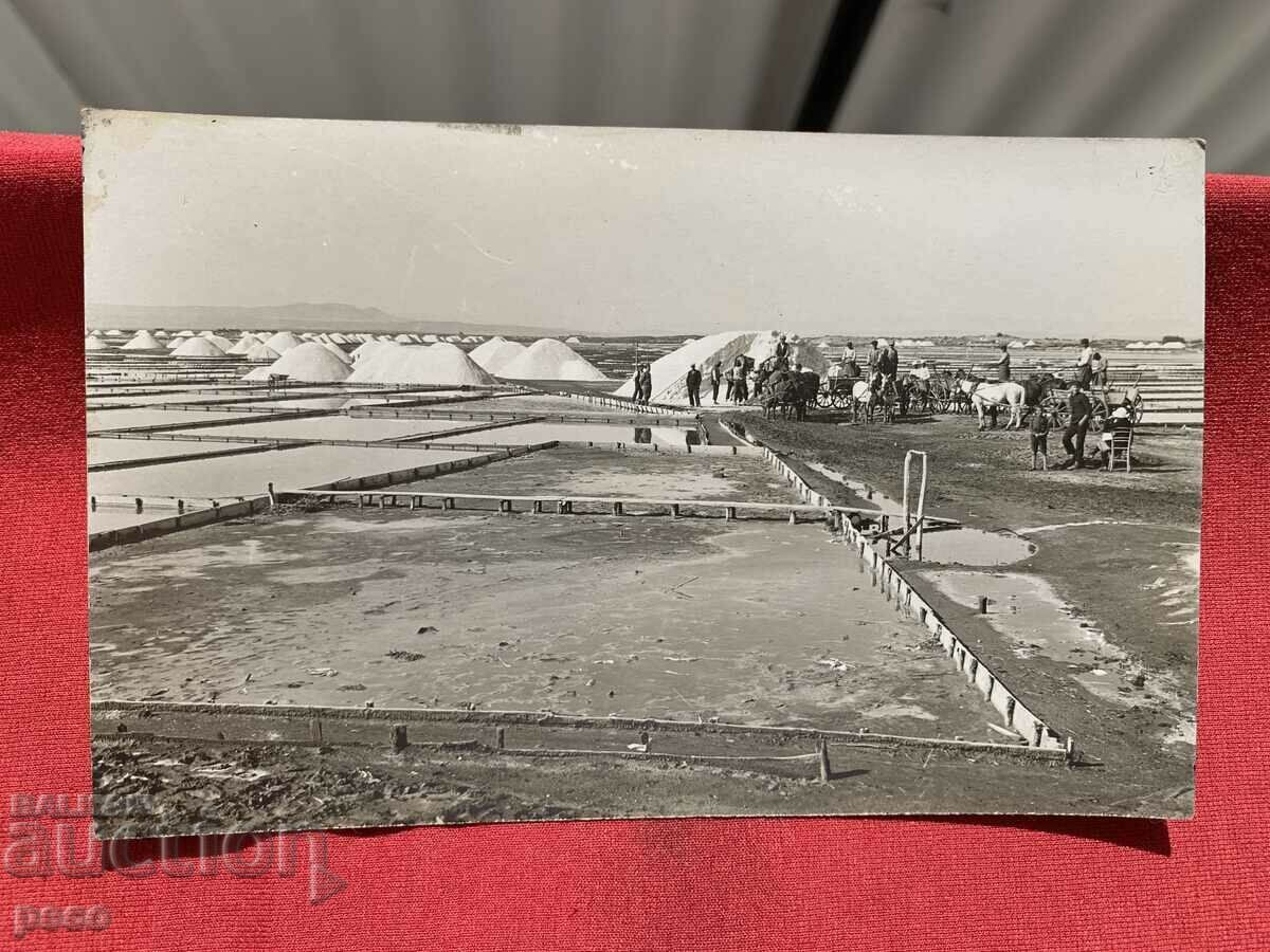 Delivery of Anchialo Loading Salt 1929 old photo Delivery of Anchialo Loading Salt 1929 old photo