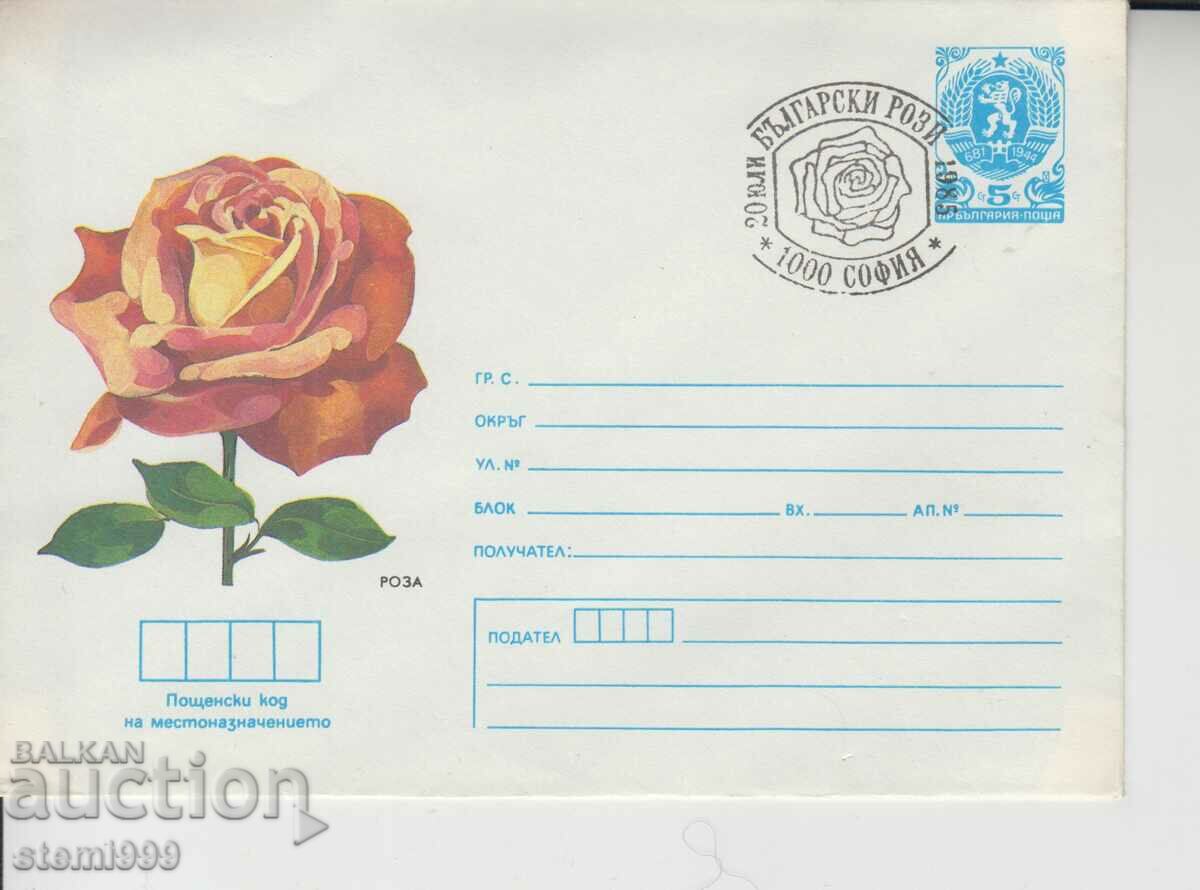 Rose envelope