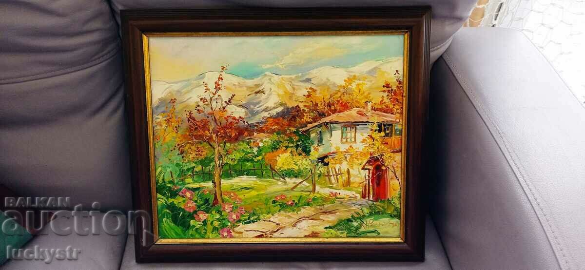 Oil painting "Garden" - Verginia Pascaleva