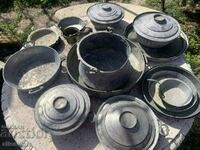 Χάλκινα πιάτα, έπιπλα από βουλγαρικό σπίτι αναβίωσης - 19ος αιώνας.
