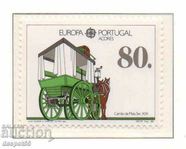 1988. Azores. Europe - Transport and Communications.