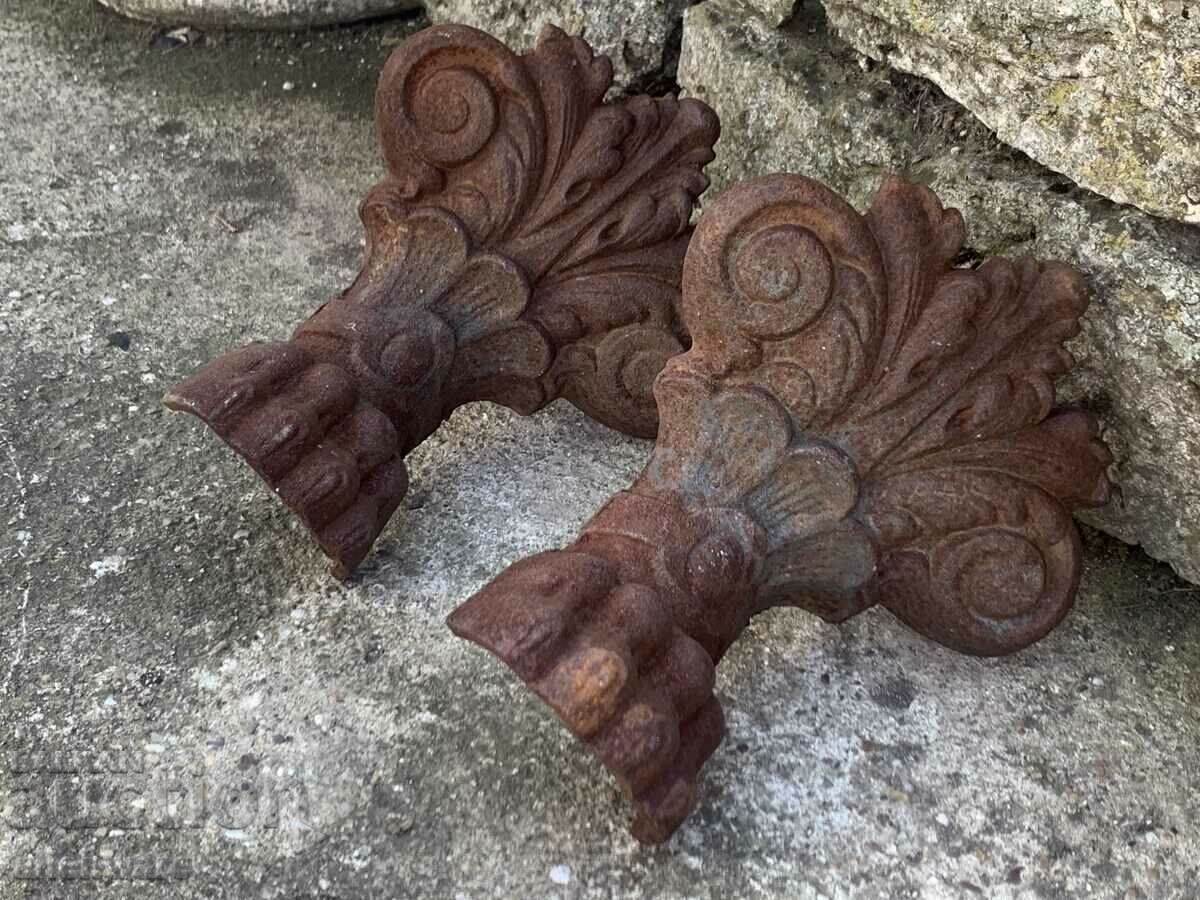 Picioare de leu din fonta pentru instalarea semineului - 5