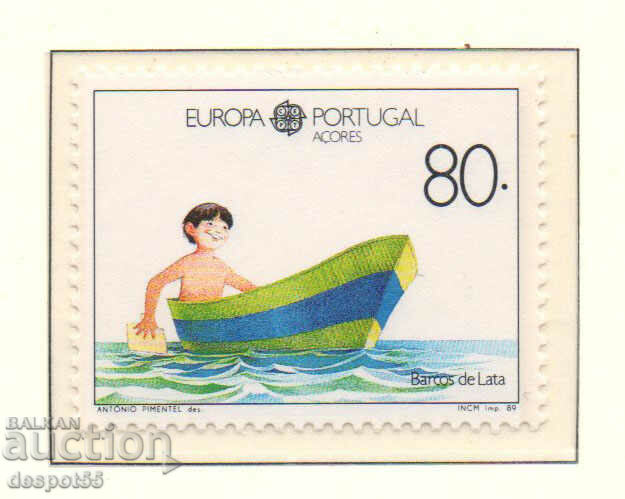 1989. Azores. Europe - Children's games.