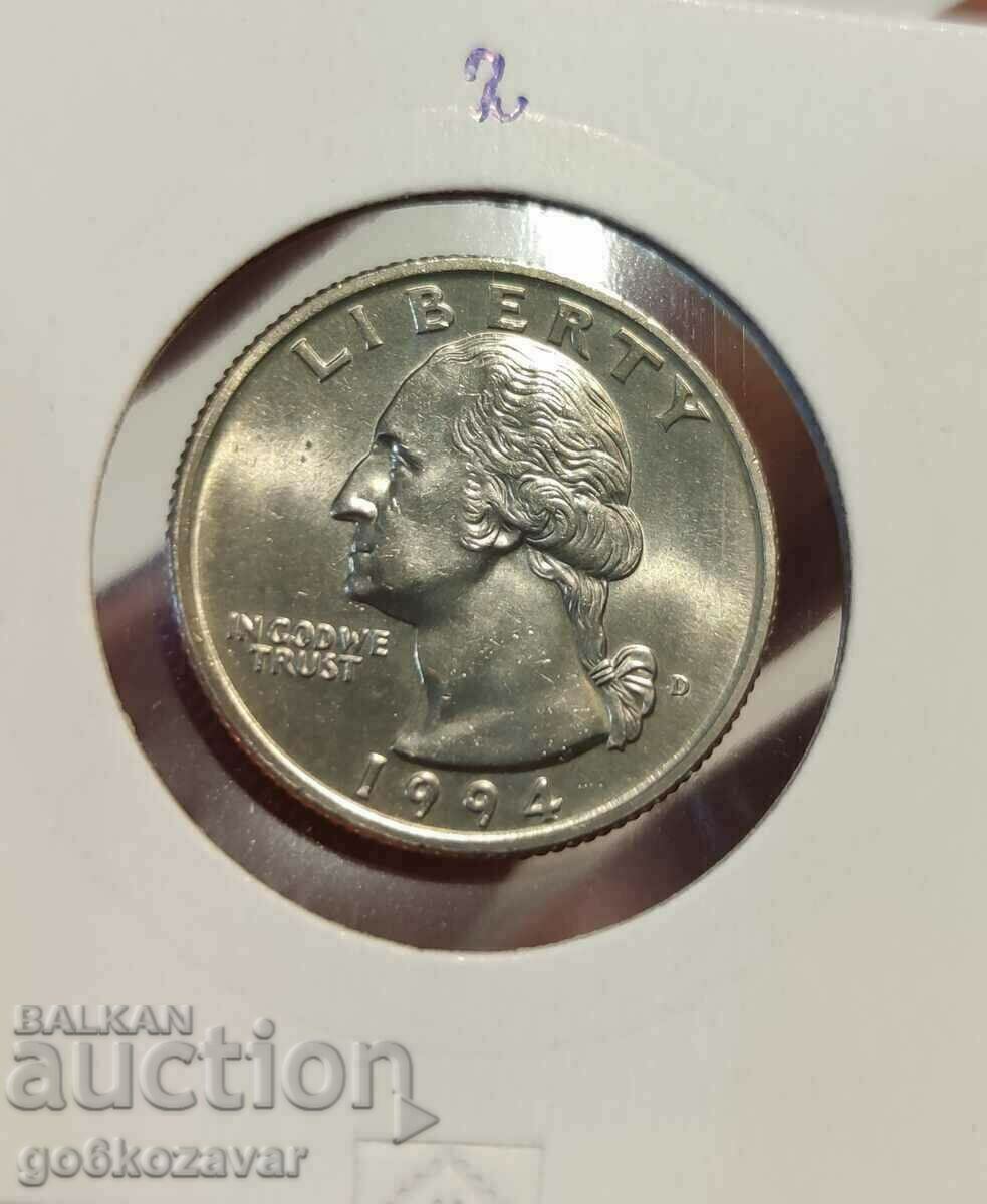 USA 25 cents 1994 UNC