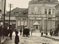 Разград ул.Търговска 1930 г. стара картичка
