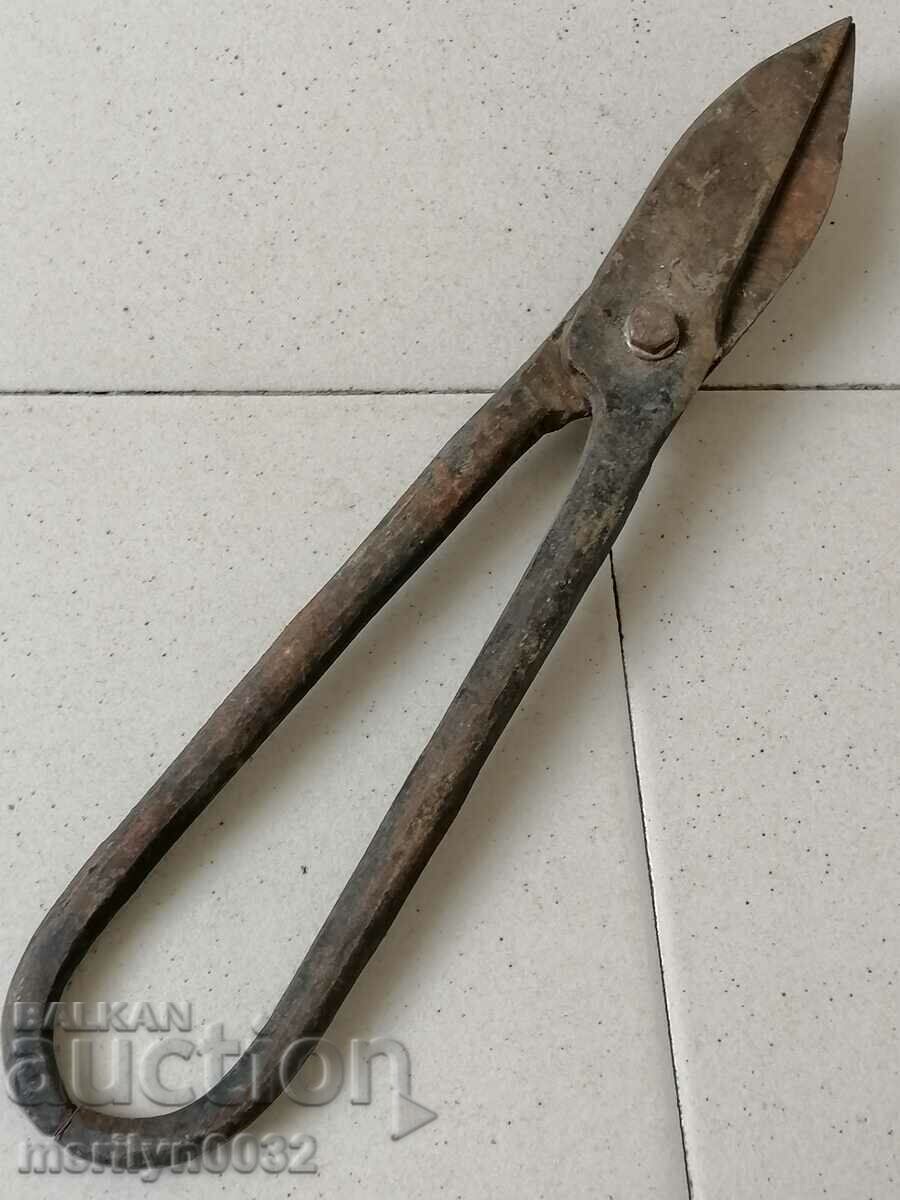 Παλιό βουλγάρικο σφυρήλατο ψαλίδι λαμαρίνας - 7 Παλιό βουλγάρικο σφυρήλατο ψαλίδι λαμαρίνας - 7
