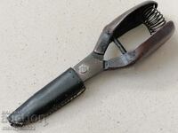 Old wrought iron leather scissors