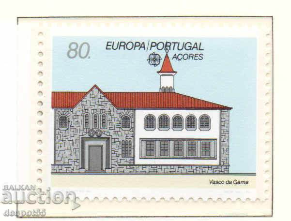 1990. Αζόρες. Ευρώπη - Ταχυδρομικές υπηρεσίες.