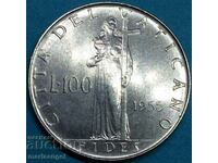 100 Lira 1955 Vatican 27mm
