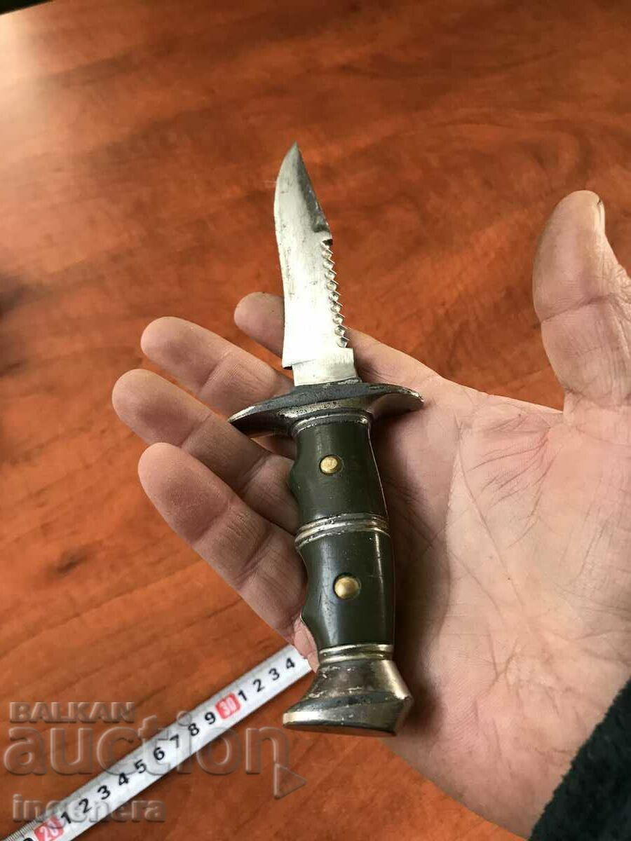 KNIFE BLADE WITH LEATHER HANDLE with price 46.00 BGN | € 23.52 KNIFE BLADE WITH LEATHER HANDLE with price 46.00 BGN | € 23.52