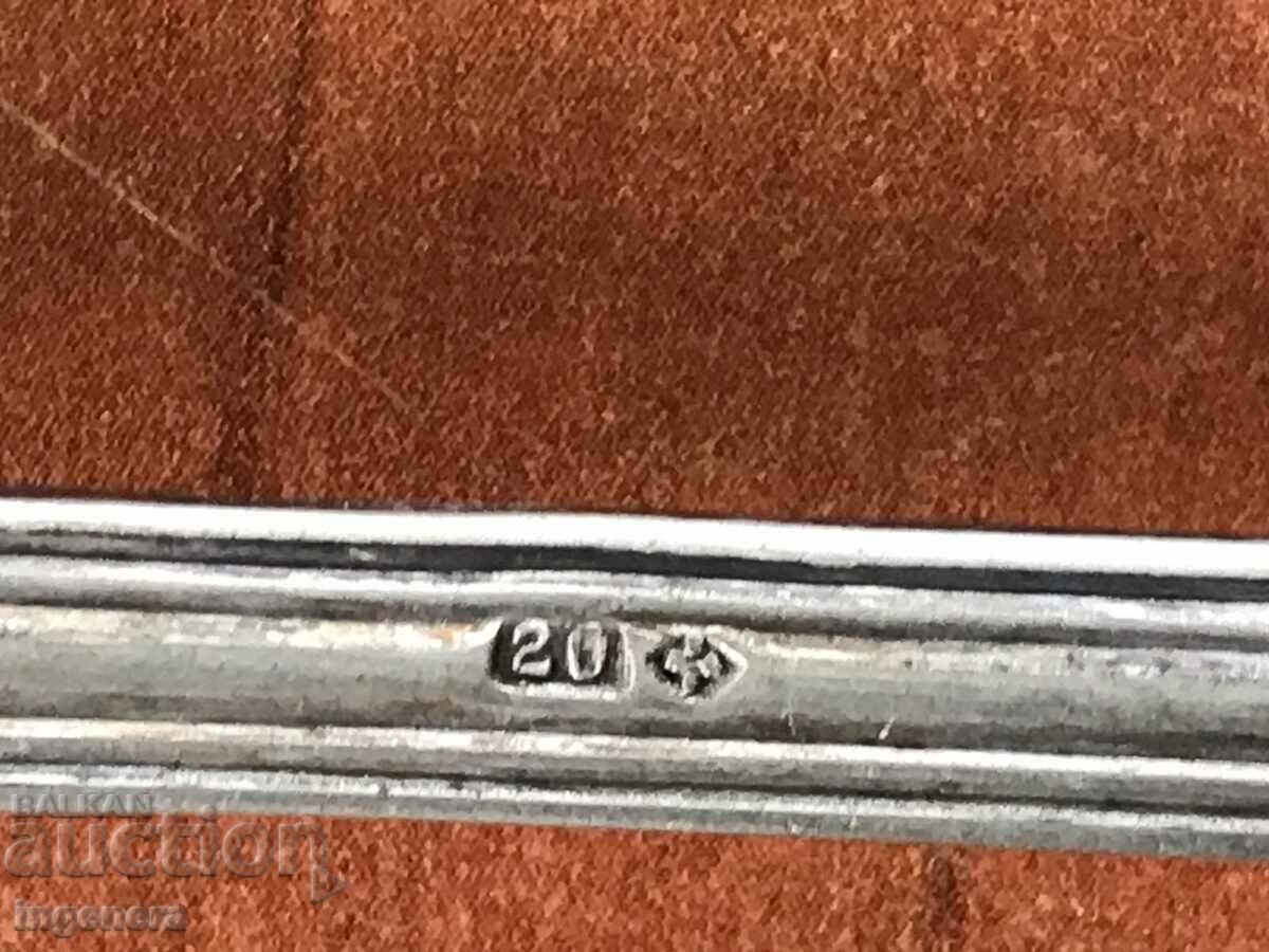 Auction FORK DEEP SILVER PLATED ANTIQUE Auction FORK DEEP SILVER PLATED ANTIQUE