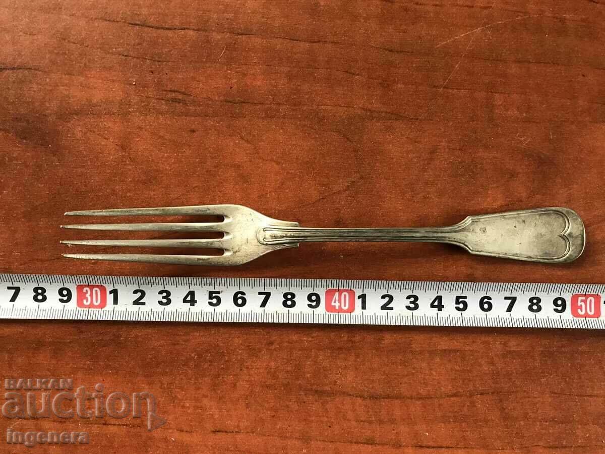 FORK DEEP SILVER PLATED ANTIQUE