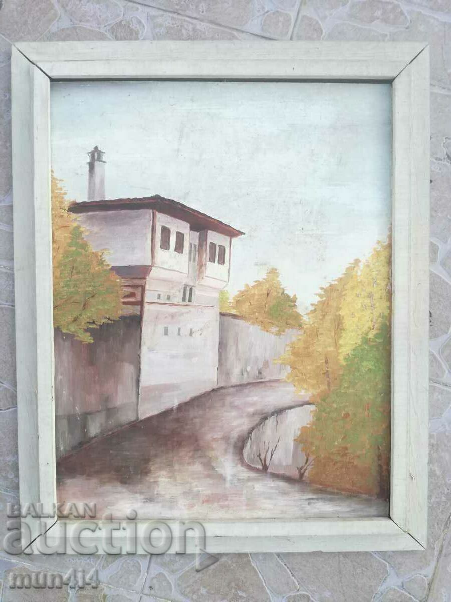 Landscape painting from Koprivshtitsa Bozova kashta