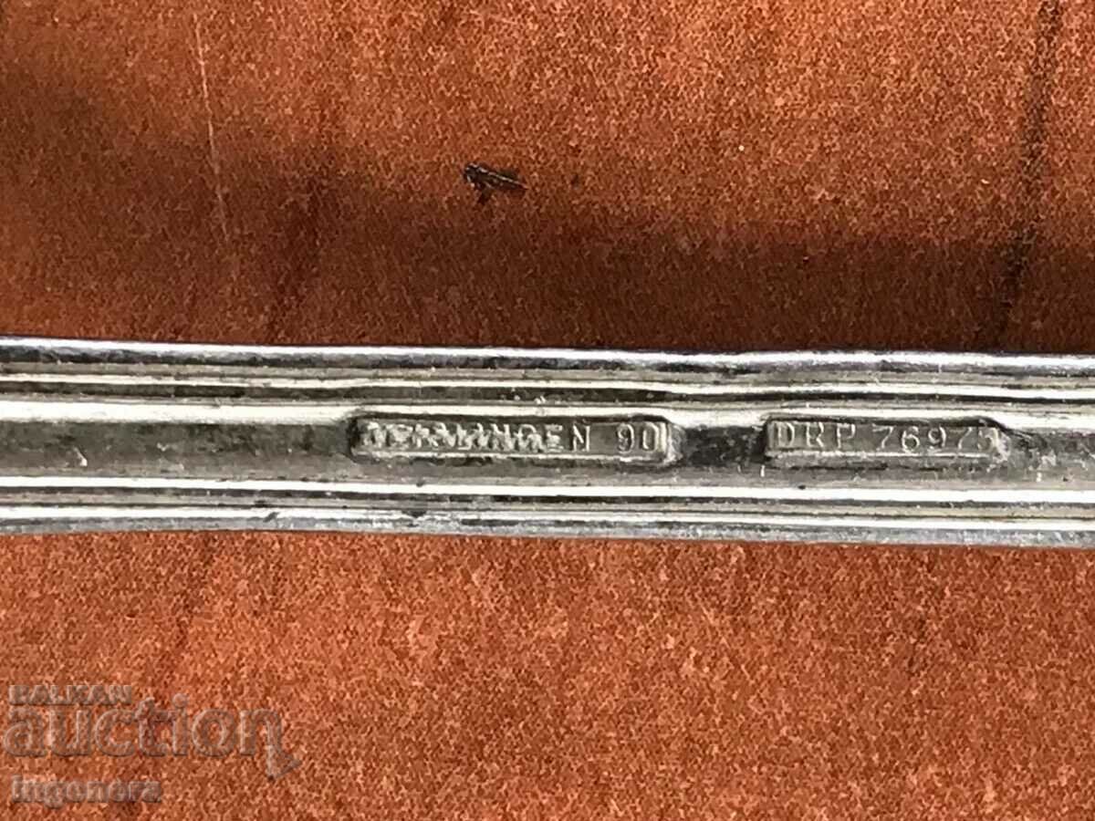 SPOON DEEP SILVER PLATED-SOLINGEN GERMANY-MARKED with price 25.00 BGN | € 12.78 SPOON DEEP SILVER PLATED-SOLINGEN GERMANY-MARKED with price 25.00 BGN | € 12.78