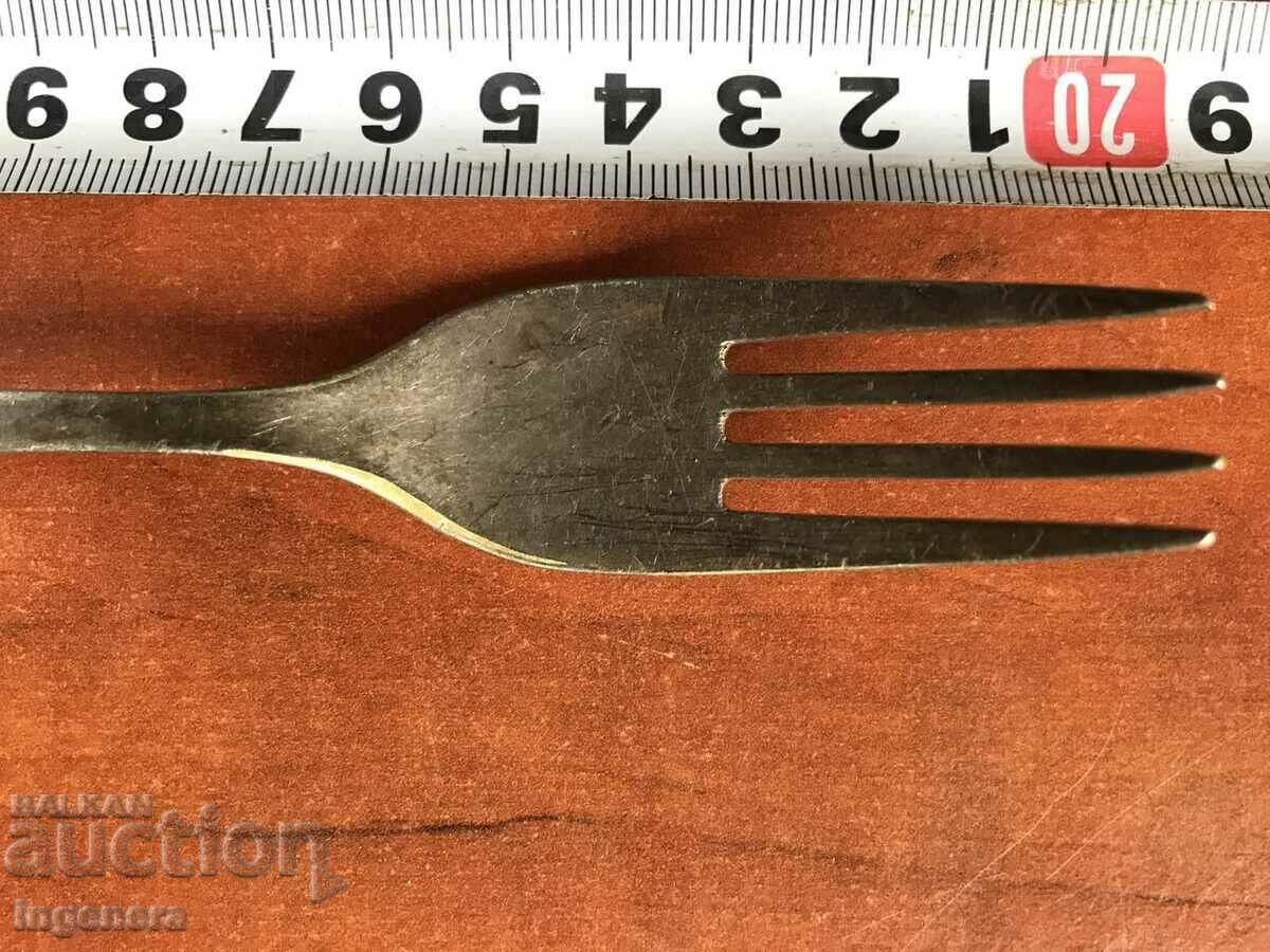 Auction FORK DEEP SILVER PLATED ANTIQUE-MARKING Auction FORK DEEP SILVER PLATED ANTIQUE-MARKING