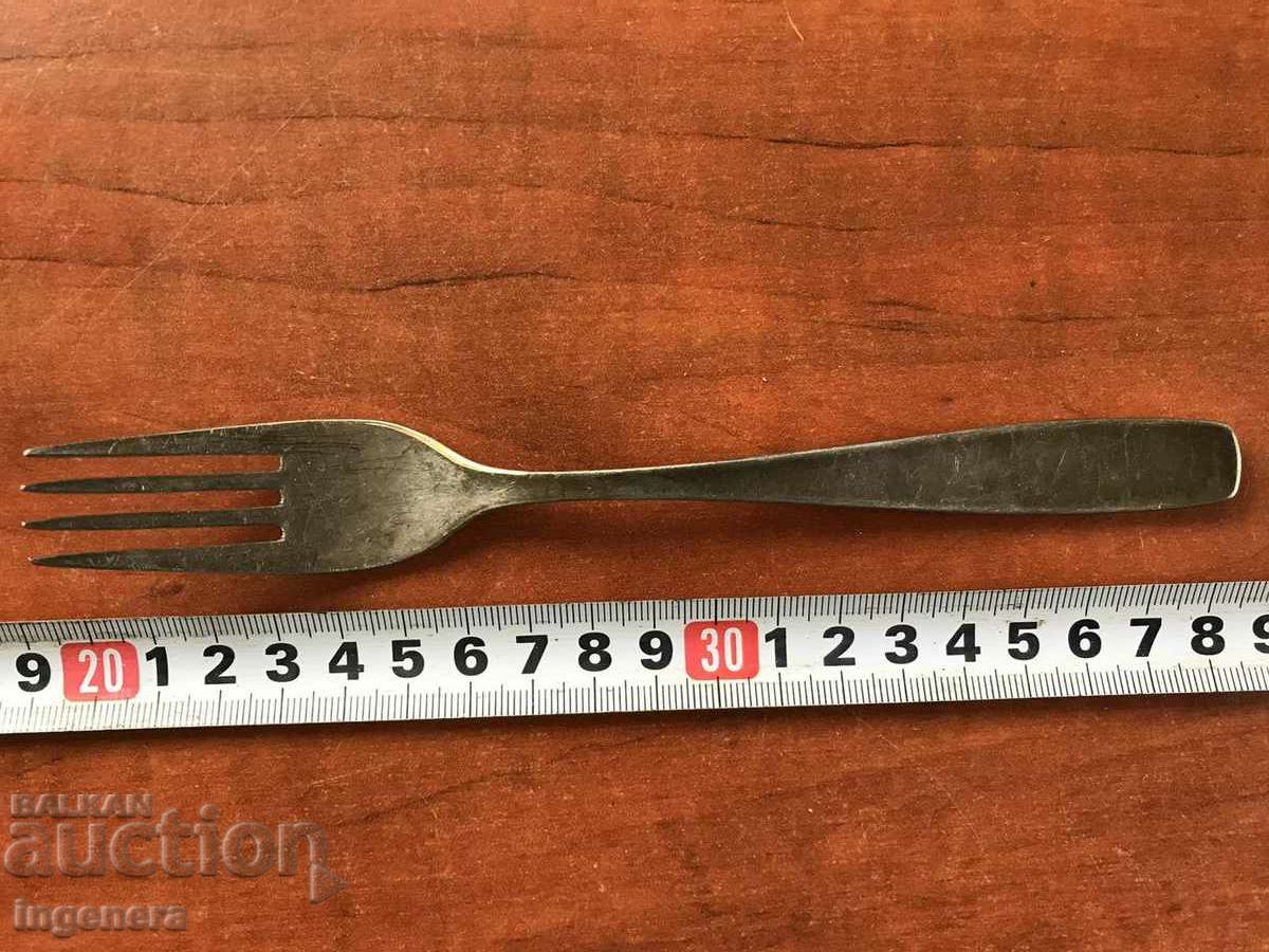 FORK DEEP SILVER PLATED ANTIQUE-MARKING
