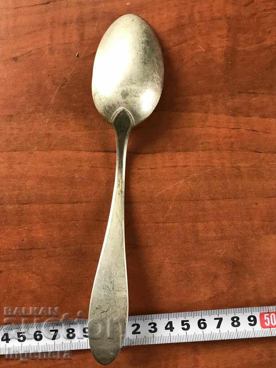 SPOON DEEP SILVER PLATED ANTIQUE-MARKED - 5 SPOON DEEP SILVER PLATED ANTIQUE-MARKED - 5