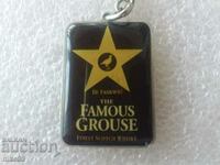 Faimos breloc original de whisky grouse.