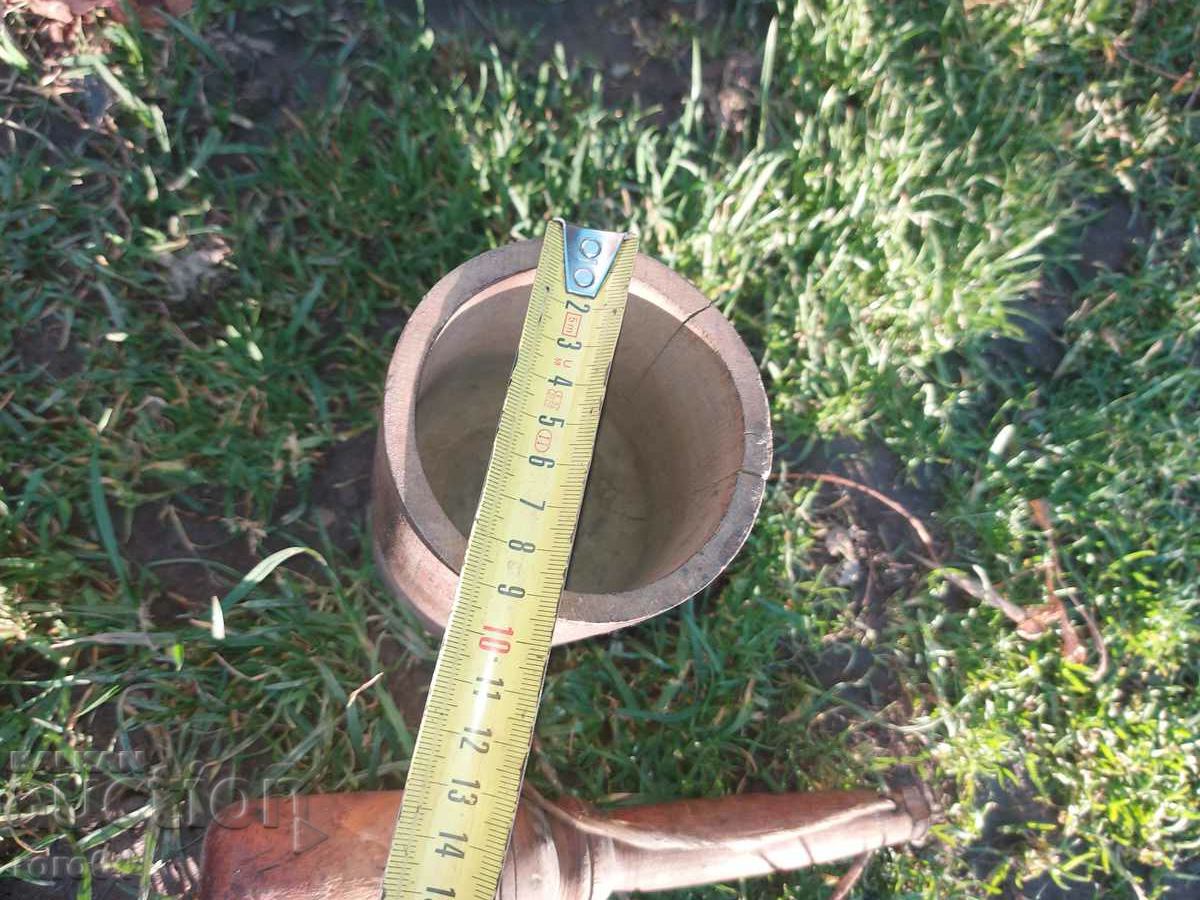 WOODEN MORTAR WITH HAMMER - 5 WOODEN MORTAR WITH HAMMER - 5