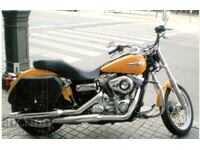 Fotografie veche - Motocicletă Harley Davidson