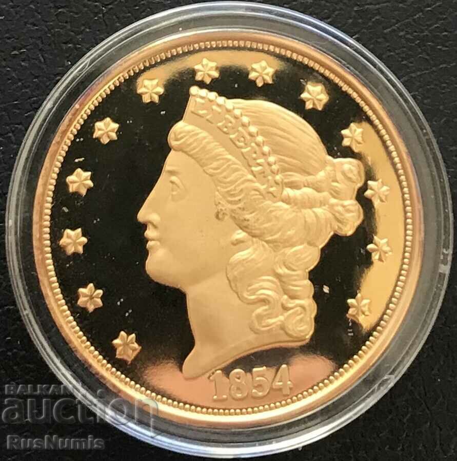 Auction USA. Double Eagle Tribute Proof. Auction USA. Double Eagle Tribute Proof.