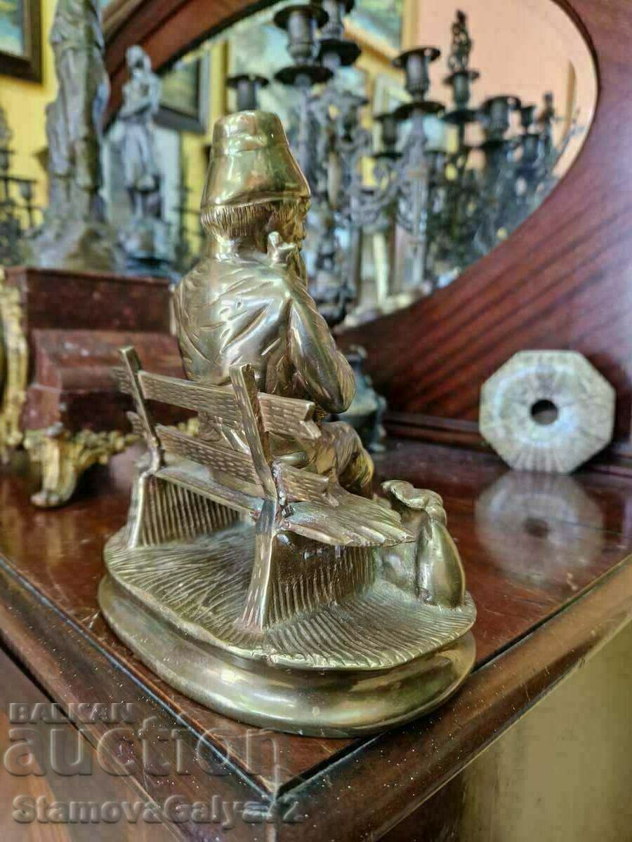 A great antique French bronze figure statuette - 5 A great antique French bronze figure statuette - 5