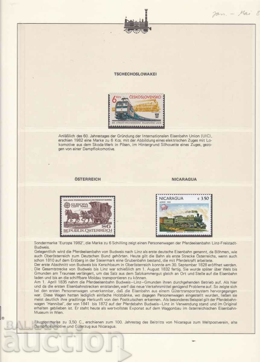 Brands Trains Locomotives Austria Nicaragua Czechoslovakia
