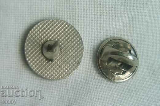 Badge - soccer ball, enamel with price 4.00 BGN | € 2.05