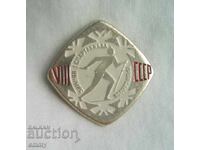 Значка ски - VIII Зимна спартакиада на профсъюзите, СССР