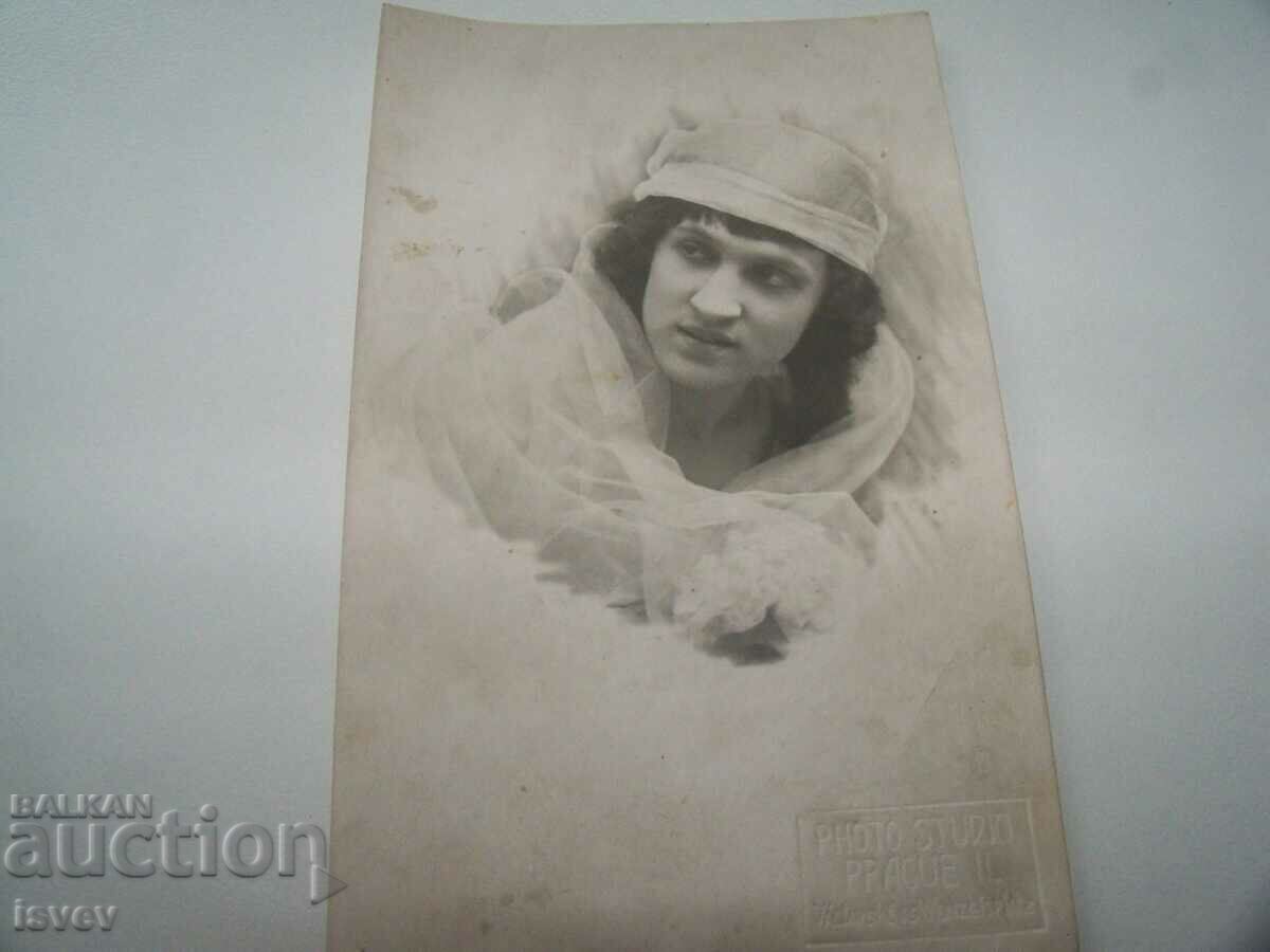 Delivery of Two old postcards, portrait photography 1917 Delivery of Two old postcards, portrait photography 1917
