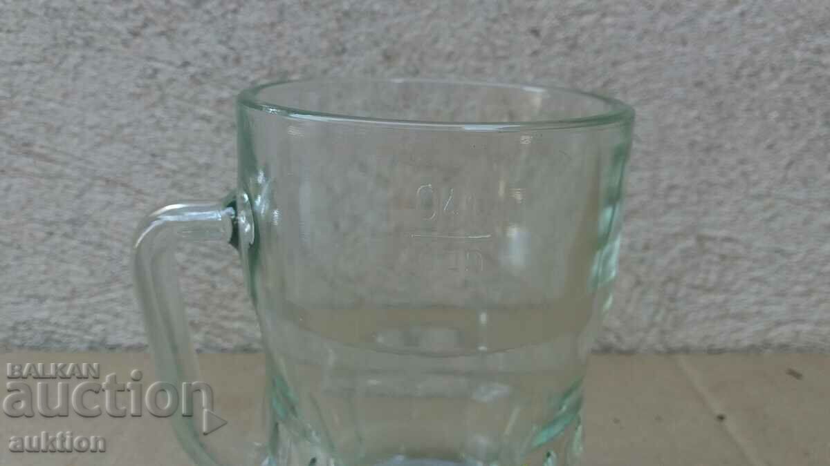 MASSIVE GLASS SOC. BEER AND LEMONADE MUG 400 ML. with price 2.99 BGN | € 1.53 MASSIVE GLASS SOC. BEER AND LEMONADE MUG 400 ML. with price 2.99 BGN | € 1.53