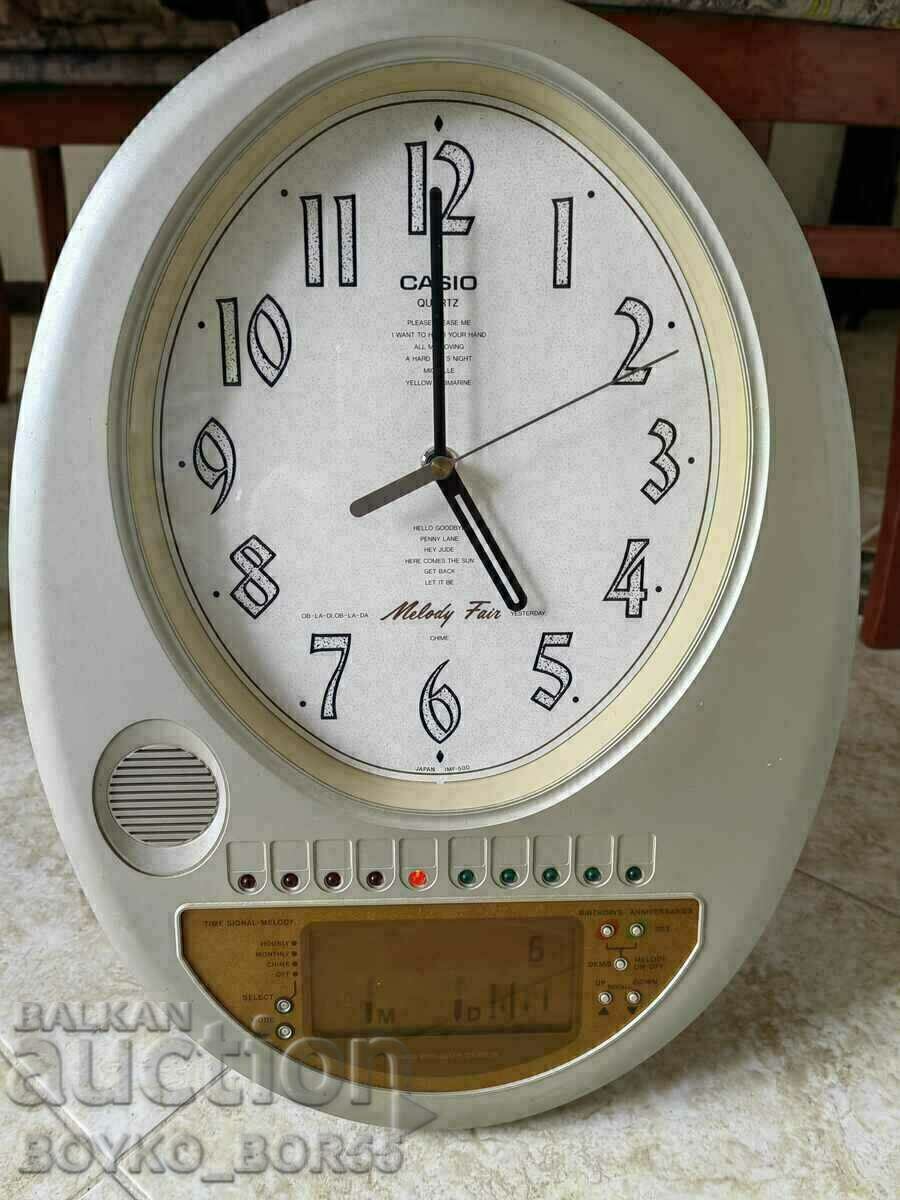 Auction Original Japanese CASIO Wall Clock with Beatles Melodies Auction Original Japanese CASIO Wall Clock with Beatles Melodies