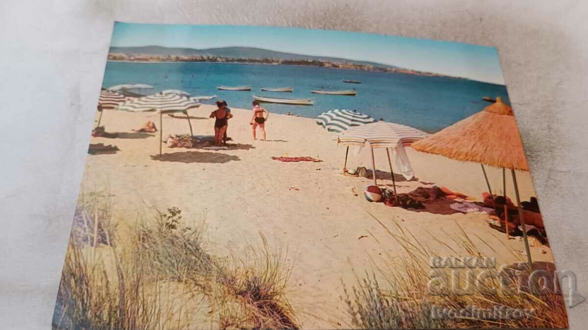 Καρτ ποστάλ Primorsko Beach 1969