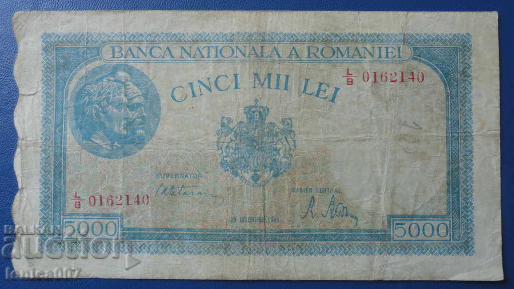 Romania 1945 - 5 000 lei (20.12.1945)