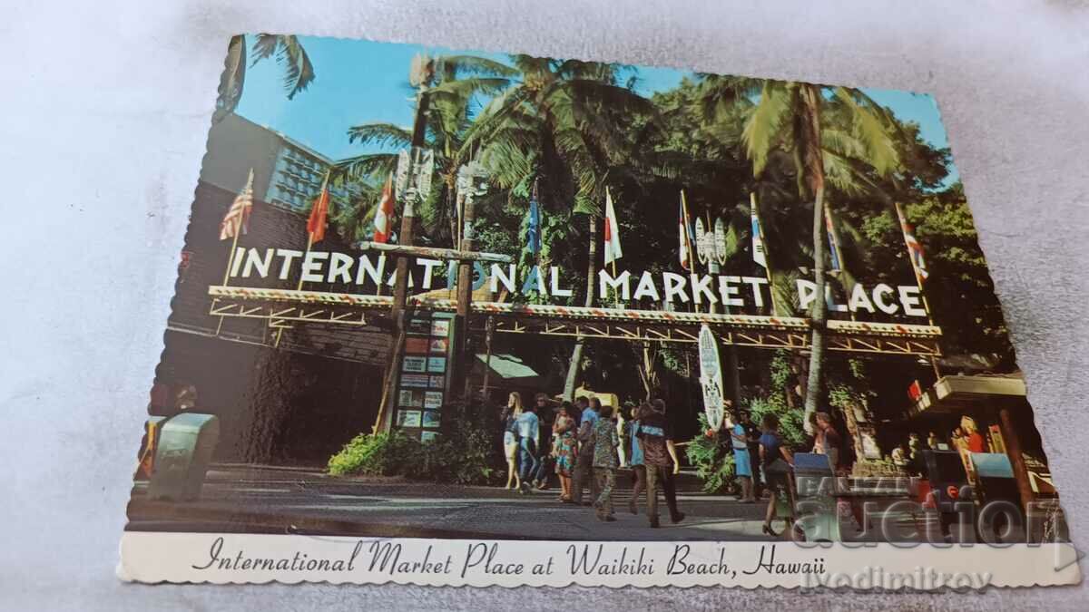П К Waikiki, Hawaii International Market Place 1974