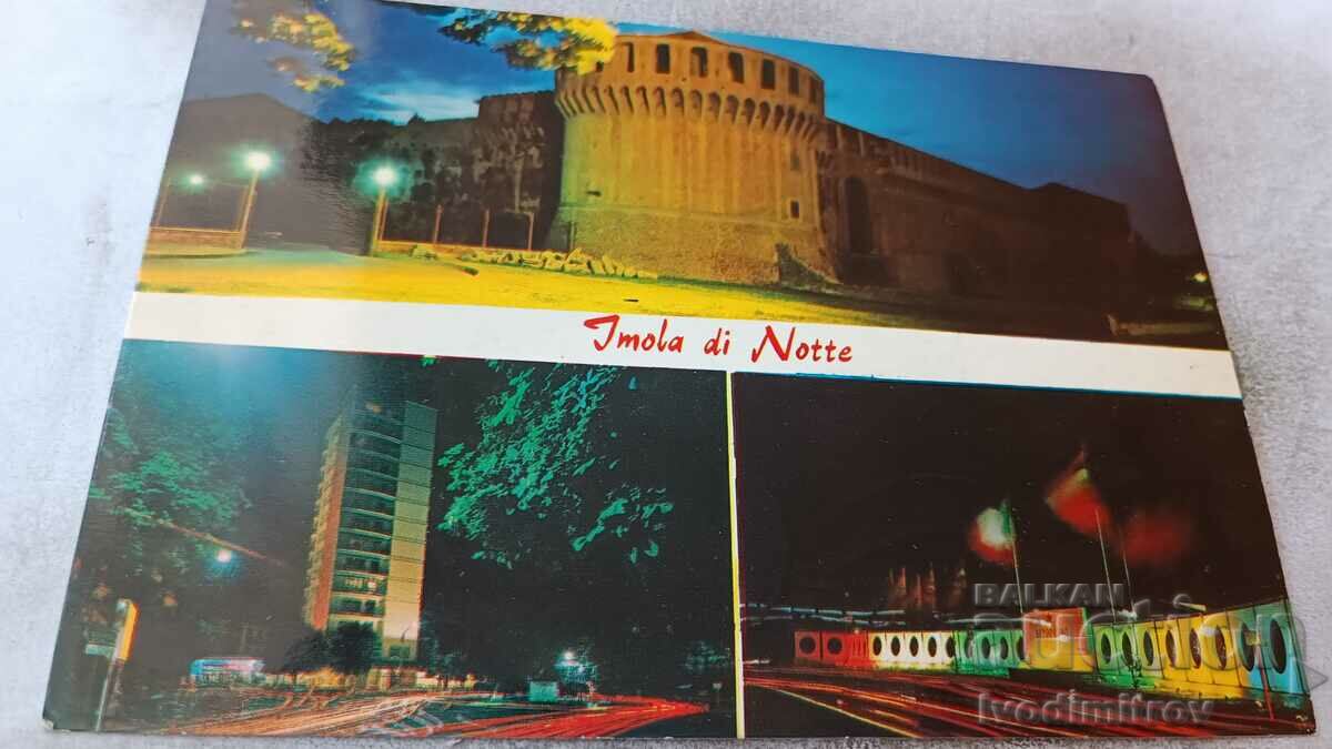 Пощенска картичка Imola di Notte 1972