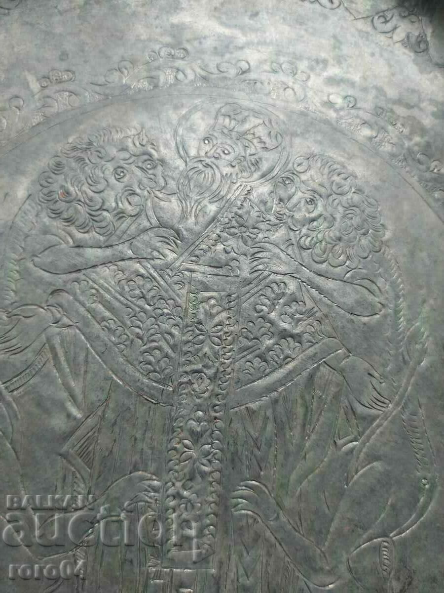 ICON - SAINT IGNATIUS - TRAY - UNIQUE with price 2990.00 BGN | € 1528.76 ICON - SAINT IGNATIUS - TRAY - UNIQUE with price 2990.00 BGN | € 1528.76