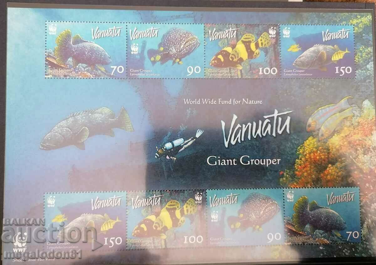 Vanuatu - fauna WWF, biban gigant