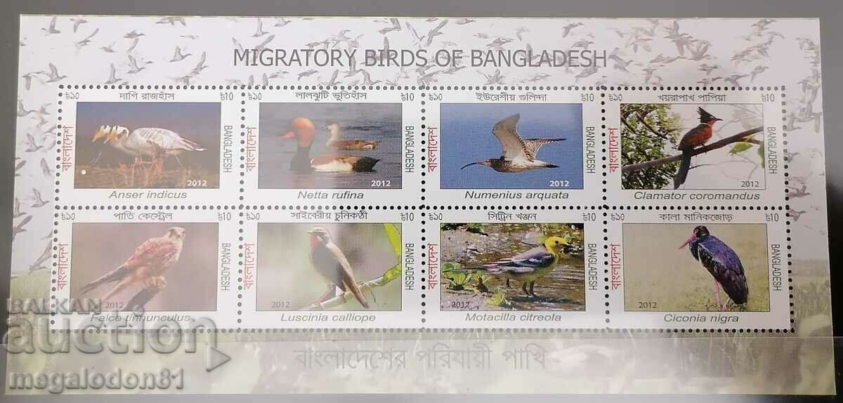 Μπαγκλαντές - πανίδα, αποδημητικά πουλιά