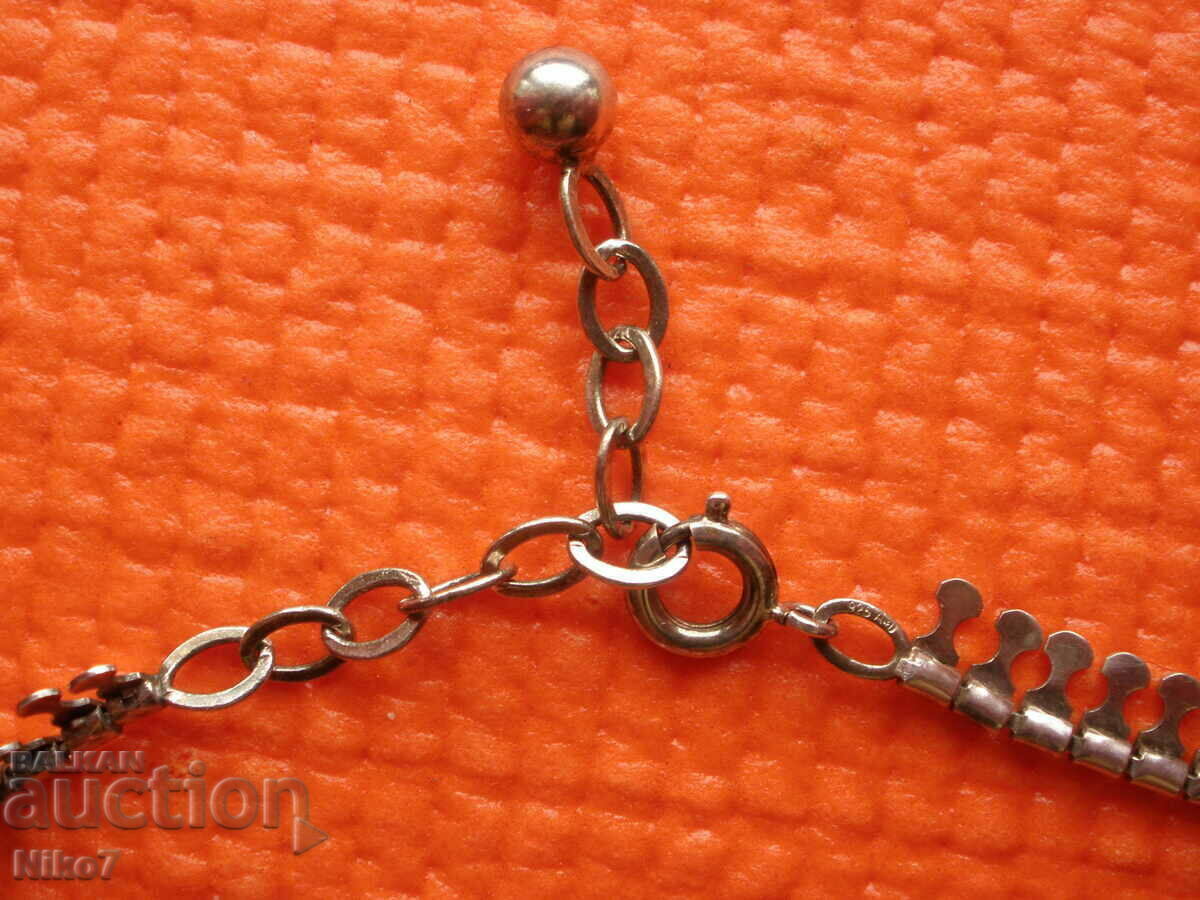 Vintage, silver, interesting necklace (medallion, necklace). - 5