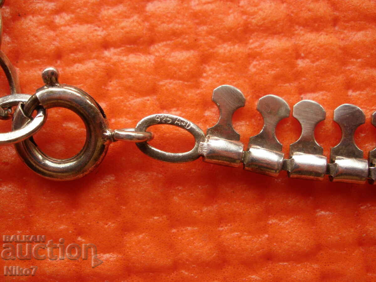 Vintage, silver, interesting necklace (medallion, necklace). - 6