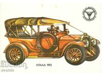 Стара картичка - Леки коли - Итала 1912 г.