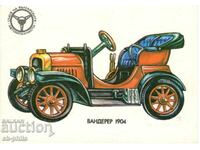 Old postcard - Light cars - Wanderer 1904