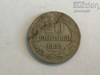 Bulgaria 20 de centi 1888