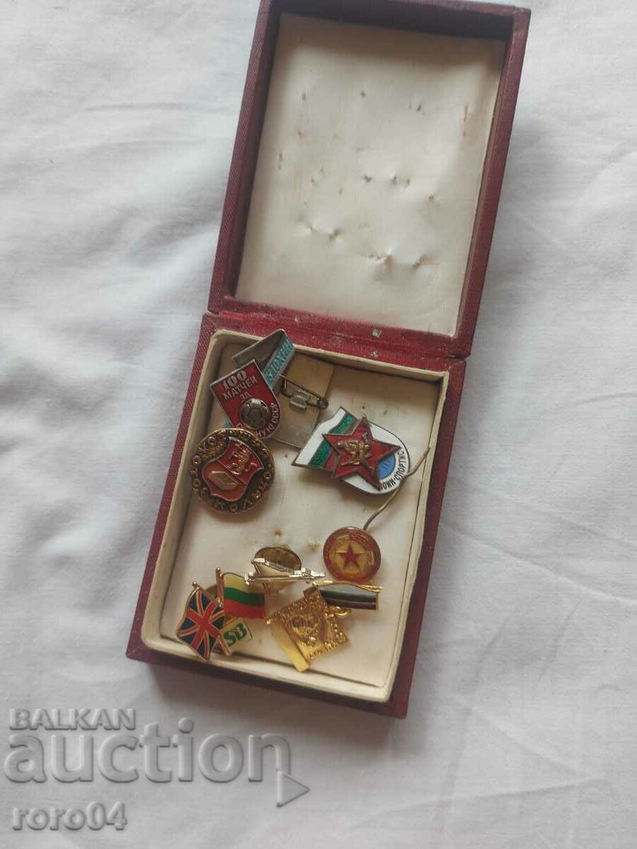 BADGES - BOX - SBIRSTEIN - 7 BADGES - BOX - SBIRSTEIN - 7