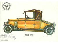 Стара картичка - Леки коли - Рено 1925 г.