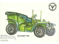 Old postcard - Cars - Schneider 1910