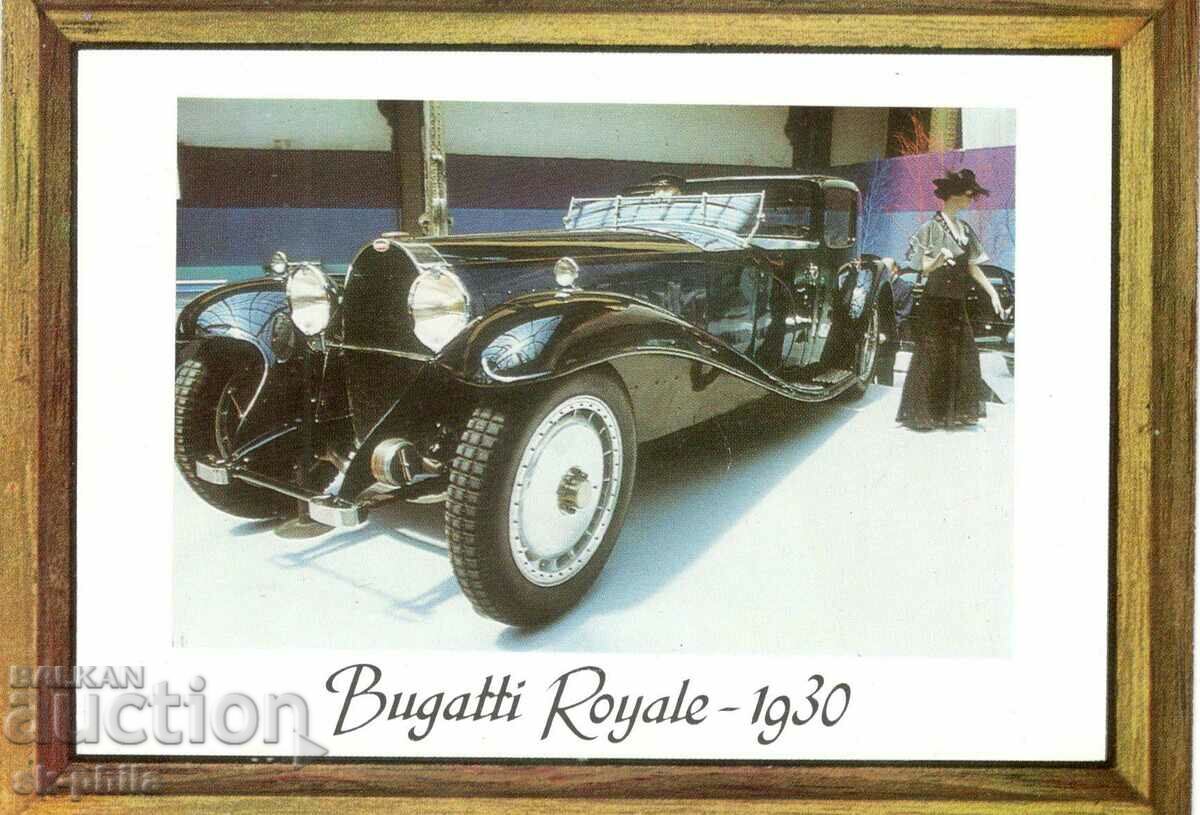 Παλιά καρτ ποστάλ - Αυτοκίνητα - Bugatti Royale 1930